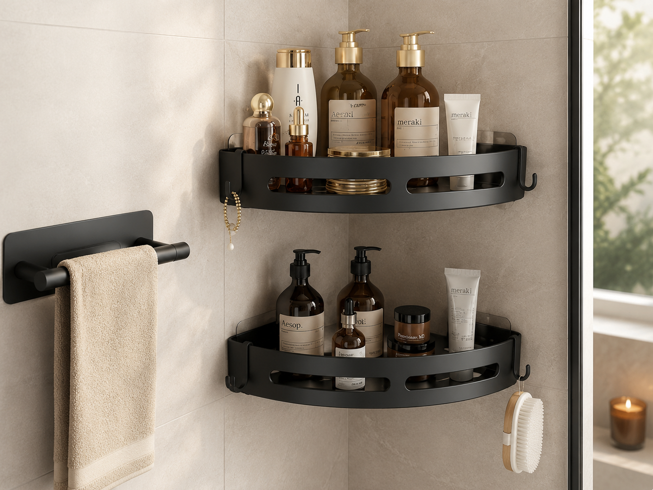 Lifestyle-Bild des Produkts in einem modernen Badezimmer